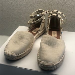 Valentino d’Orsay espadrille flat